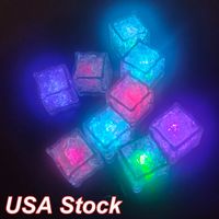 Creations Light Up Ice Cubes Holiday Lighting For Drinks. Each Glow In The Dark With 7 Color Modes. Multiple Events Multi LED Flashing Blinking USA Stock