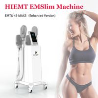 수직 4 Hi-EMT 기계 EMS 전자기 근육 자극 지방 굽기 바디 쉐이핑 Hiemt Emslim 뷰티 장비