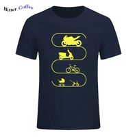2019 été nouvelle mode bébé-voiture vélo vélo moto moto t-shirt de tee pour homme été hip hop t shirt plus taille 210323