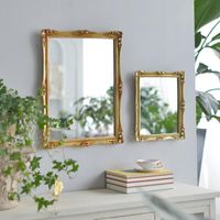 Espejos grande ducha espejo marco apartamento decoración cuadrada pared de lujo moderno interior vestidor estético decoración de la sala de maquillaje