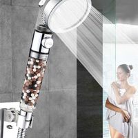 Badezimmer Hochdruckanion Filter Bad Kopf 3-Funktion SPA Duschkopf mit Schalter Ein / Aus-Taste Rainfall Wassereinsparung Dusche 220118