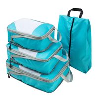Storage Bags 4pcs set Portable Luggage Travel Bag Suitcase O...