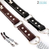 Dog Collars & Leashes 0.5M Short Large Leash Spring Buffer One Step Traction Rope Explosion-Proof Dogs Belt Pet Supplies Correa Perro