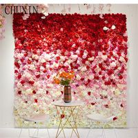 Dekoratif Çiçekler Çelenk Chuxin Yaratıcı Çiçek Duvar Renk Değiştirme İpek Gül Yapay Ürünler Düğün Ziyafet Dekorasyon DIY Olabilir