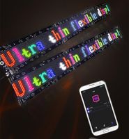 Módulos 1 metro USB Bluetooth RGB Programável Flexível 16 * 192 Pixel LED Módulo Módulo Matriz Sinal Placa Android iOS Application Contro