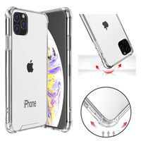 2021Transparent Shockproof Acrylic Hybrid Armor Hard Phone Cases for iPhone 13 12 11 Pro XS Max XR 8 7 6 Plus Samsung S21 S20 Note20 Ultra A72