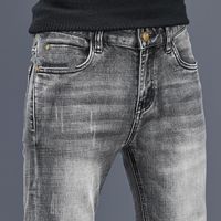 2021 Designer Jeans uomo in cotone slim pantaloni elastici moda stile classico jeans stile 4 colori