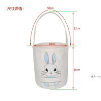 Burlap Easter Bunny Tote Bag Basket Buckets Rabbit Chick Pri...