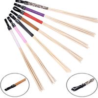 NXY SM Sex Adult Toy New Straight Rattan Prop Whip Riding Horse Crop Stick 60cm Flogger School Cane Kinky Bdsm Fancy Roleplay 7 Colors 1217