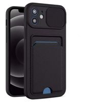 Kohlefaser-Kartentelefonfälle für iPhone 13 12 11 PRO MAX XS XR 7 8 PLUS Stoßfest PC + TPU-Rückseite
