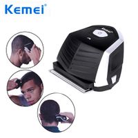 Kemei KM-6032 Saç Kesme DIY Elektrikli Düzeltici Profesyonel Kesici Erkekler Için Tıraş Makinesi Sakal Akülü Kesme Makinesi 9 x Kırpma Tarak