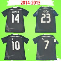 retro soccer jersey Madrid Chicharito Benzema Bale Isco james 2014 2015 Real 14 15 vintage third black football shirt classic Chinese dragon S-2XL