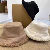 Высокое качество Bucket Hat дизайнер мужчин Женщины крышка Beanie casquetes рыбак Шляпы лоскутное моды осень и зима теплая