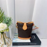SSS Classic Famous designer luxury fashion wallets Bucket bag lady Shoulder Bags leather Cylindrical mini handbag With box letter printing handbags discount a08