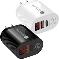 Universal 20W 12W High Speed Fast Chargers Dual ports PD USB...