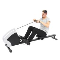 US in stock Household Foldable save space Reluctance Rowing Device Black keep fit outdoor boating experiencea14
