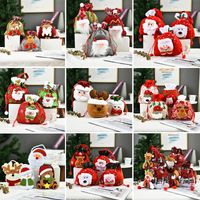 Weihnachtsdekorationen Kreative Handtasche Dreidimensionale Puppe Candy Bag Verschiedene Apfeltaschen Bündel Tasche Dekorative Geschenk Santa Sacks