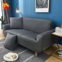 Chaise couvre-fauteuils modernes contractuels drap art est un canapé universel couverture de couleur simple couleur pli simple