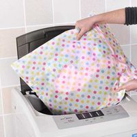 50 * 60cm Underkläder Tvättkassar Tryck Tvättvård Tvättväska Kläder Tvättmaskin Tvätt Bra Mesh Net Wash Bag Pouch Basket