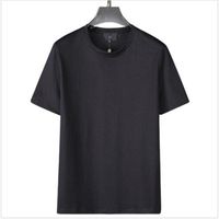 Дизайнер прилив мужские футболки грудная буква ламинированная печать с коротким рукавом высокая улица свободно негабаритные случайные футболки 100% чистые хлопковые вершины для меня # m-xxxl # 9870