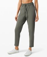 Kadın Pantolon Streç Lounge Sweatpants Seyahat Ayak Bileği İpli 7/8 Atletik Parça Yoga Pantolon