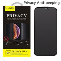 Confidentialité anti-espion anti-espion Plein Glass Tempéra Glass Protector Screen pour iPhone13 12 11 PRO XR XS MAX 6 7 8 Plus
