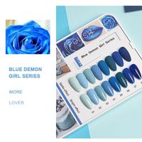 Nail Gel Polish Glitter Primer Glue Noble Blue&Grey Manicure Enamel Semi Permanent Uv Varnish Hybrid Art Color Nails