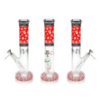 D&K tall straight thick glass bong hookah with downstem and ...