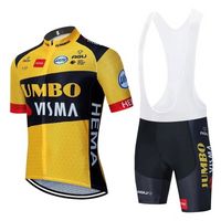 2021 Nuevo Jumbo Cycling Team Jersey Seco Quick Seco Shorts Wear Ropa Ciclismo Sport Traje Verano Pro Bicycle Maillot Pantalones Ropa