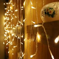 Stringhe 3,5 m Led Light Light String 220V 110V illuminazione natalizia Giardino da giardino Garland Acqua Acqua dell'anno Decorazione delle fate su EU /