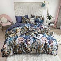 Egyptian Cotton Soft Duvet Cover Fitted bed Sheet Set Us Que...