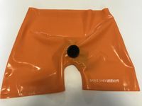 Underpants Sexy Men' s Natural Fetish Latex Shorts Rubbe...