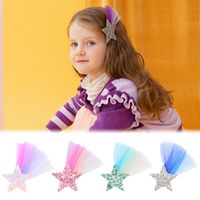 Free DHL MQSP Sequin Lace Small Hairpin for Baby Girls Toddl...
