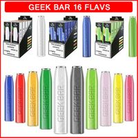 Bar Geek Vape Descartável Cigarro Eletrônico 500mAh Bateria 575 Puffs 2.4ml PODs Cartuchos Vaes Caneta Dispositivo 16 Cores