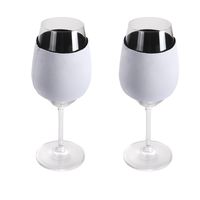 Drinkware Handle Case Sublimation Blank 10oz 12oz Wine Glass Tumbler Neoprene Insulator Sleeve Holder Cover For DIY Ornaments GWE12911