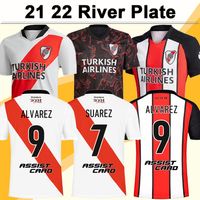 21 22 نهر لوحة رجل لكرة القدم جيرسي J. Alvarez Borre Pratto Pinola Ponzio Perez Home White Away 3rd أسود كرة القدم قميص قصير الأكمام