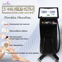 laser diode cooling system 808nm diode laser machine hair removal clinic use high power suitable all hair types