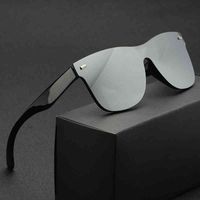 Bayan Güneş Gözlüğü Üzerinde Lüks Gözlük Kadınlar Anti-Yansıtıcı Ayna Güneş Gözlüğü Kare Plastik Gözlük Klasik Kadın Erkek Güneş Gözlükleri UV400