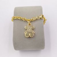 charms cute Bear jewelry making dijes para pulseras 925 Ster...