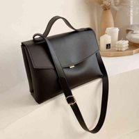 Vintage Fashion Female Tote Bag 2021 New High Quality Pu Leather Women's Designer Handbag Capacity Shoulder Messenger