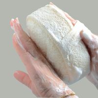 Natural Loofah Sponge Bath Ball Shower Rub Baths Shower Wash Body Pot Sponges Scrubber Durable Healthy Massage Brush