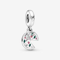 100% 925 Sterling Argent Pizza Love Dangle Charm Fit Original Charms européen Bracelet Fashion Mariage Bijoux Accessoires