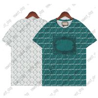 2022 Mens T-shirt Primavera Designer Estate Designer di lusso Tshirt Europa T-shirt Camicia Classic Lettera Geometria Stampa manica corta Moda Casual Casual Tee Tops