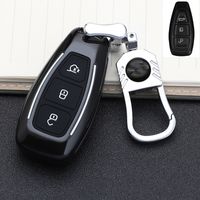 Car Cover For Ford Fiesta Focus Mondeo Ecosport Kuga Fob Remote Case Protector Accessories Holder Shell Keychain