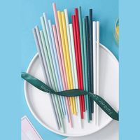 Yemek çubukları Renkli Seramik Kore Tarzı Tatlı Yemeği Ev Sofra Mutfak Aracı Taşınabilir Yeniden Kullanılabilir Yemek Çubicks, 1 pair