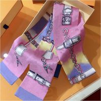 Luxury Designers Woman&#039;s Scarf, Fashion Letter Copy Handbag Scarves, Bandanas,Neckties, Hair Bundles ,100% Silk Material Wraps 21082802W