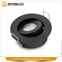 Lampor 10st 3W LED Spotlight Ceiling Light Cob Mini Spot Cabinet Downlight Black Body