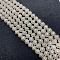Andra runda naturliga sötvattenspärl pärla stora halsband smycken leveranser armband charm diy gör tillbehör dam 11-12mm
