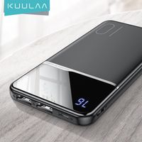 Kuulai Power Bank 10000MAH Портативная зарядка PowerBank 10000 MAH USB Poverbank Внешнее зарядное устройство для Xiaomi Mi 9 8 iPhone