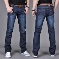 Erkek kot erkek 2022 skinny mens erkekler marka moda erkek rahat pamuk ince düz elastikiyet pantolon gevşek bel uzun pantolon denim1